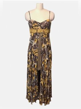 NWT Vintage Marciano Silk Maxi Dress